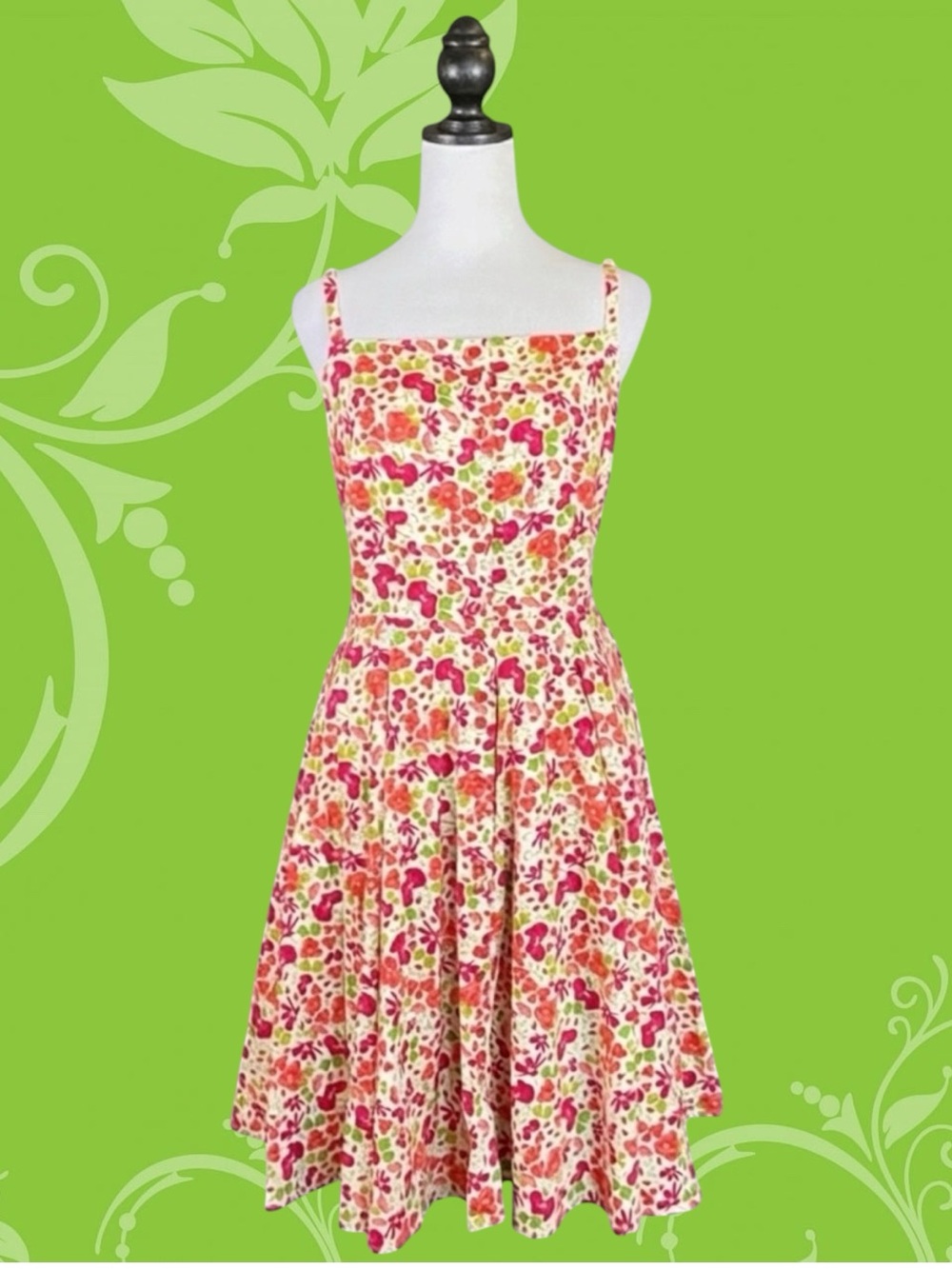 Collectif Retro Classic Cottagecore Pin-Up Rockabilly Maximalist Swing Dress 6